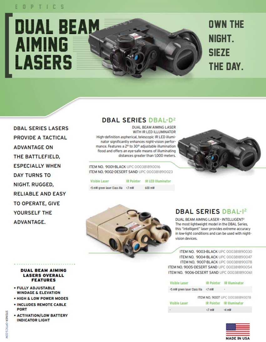 Amazon.co.jp: Steiner eOptics レーザーデバイス デュアルビーム照準